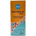 FOS Polyvital 10 Multivitamin Syrup for Energy & Immune System Strengthening 200ml