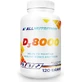 AllNutrition D3 8000 Vitamin zur Unterstützung des Immunsystems und der Gesundheit der Eier 8000iu 120 Tabletten