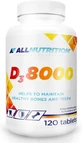 AllNutrition D3 8000 Vitamin for Immune Support &amp; Egg Health 8000iu 120 Tablets