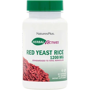 Nature's Plus Herbal Actives Roter Hefereis 1200mg Nahrungsergänzungsmittel Special 60 pflanzliche Kapseln