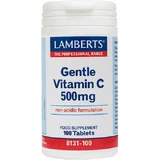 Lamberts Sanftes Vitamin C Vitamin zur Unterstützung des Immunsystems, der Haut und der antioxidativen Wirkung 500mg 100 Tabletten