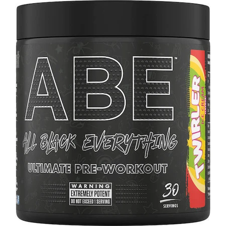 Applied Nutrition Abe Abe Alles Zwart Pre Workout Supplement 375gr 30 porties Twirler IJs Twirler