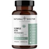 Natural Doctor B-Complex Active Vitamina pentru Energie, Întărirea Sistemului Imunitar & Sistemul Nervos 60 capsule veget