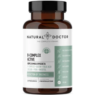 Natural Doctor B-Complex Active Vitamin for Energy, Immune & Nervous System Strengthening 60 veget capsules
