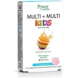 Power Of Nature Multi Kids Stevia Multivitamin für Energie & Immunsystem Stärkung Erdbeere 30 Kautabletten