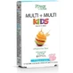 Power Of Nature Multi Kids Stevia Multivitamine voor Energie & Immuunversterking Aardbei 30 kauwtabletten