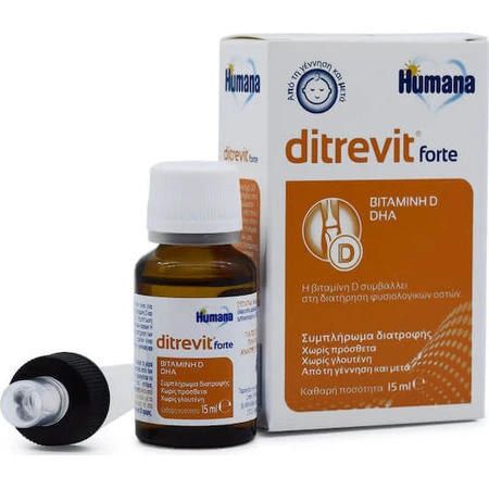 Humana Ditrevit Forte Vitamina para el fortalecimiento del sistema inmunitario y la salud ovocitaria 15ml