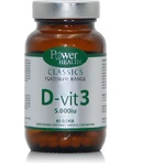 Power Health Platinum Range D-Vit 3 Vitamina para reforzar el sistema inmunitario y la salud ovocitaria 5000iu 60 Comprimidos