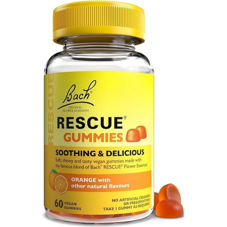Bach Rescue Night Sleep Supplement 60 Jelly Candies Orange