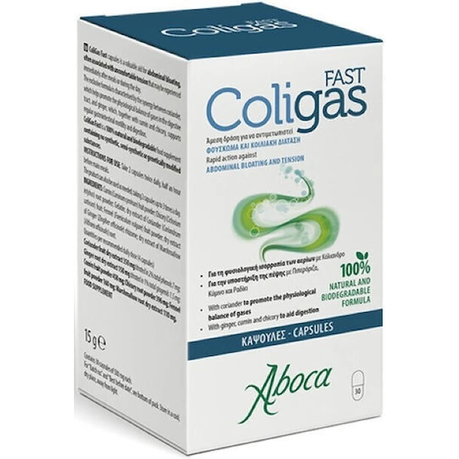 Aboca Fast Coligas 500mg Speciaal Voedingssupplement 30 caps Appel