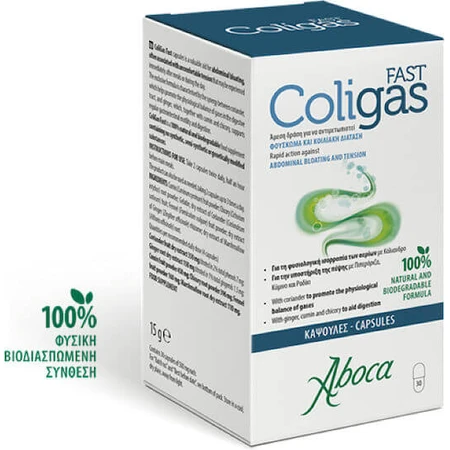 Aboca Fast Coligas 500mg Speciaal Voedingssupplement 30 caps Appel
