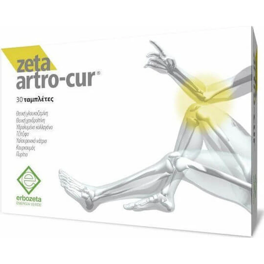Erbozeta Zeta Artro-Cur Suplemento para la Salud Articular y Ósea 30 comp.