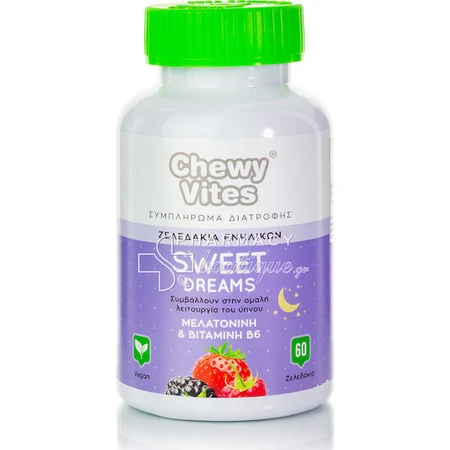 Vican Chewy Chewy Vites Sweet Dreams Sleep Supplement 60 jelly candies Blueberry jelly