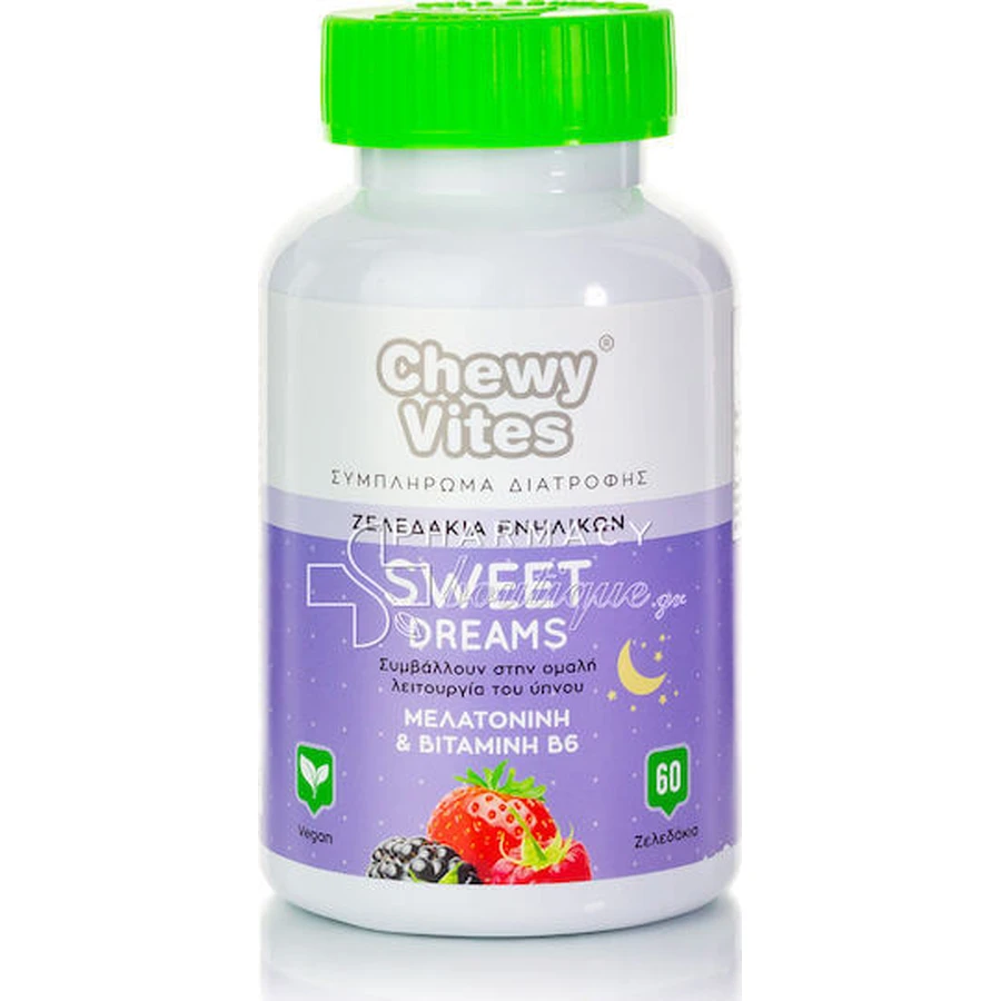Vican Chewy Chewy Vites Sweet Dreams Sleep Supplement 60 jelly candies Blueberry jelly