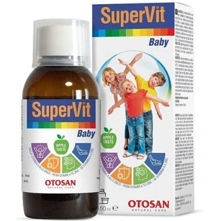 Otosan Supervit Baby Multivitamin for Energy & Immune Boosting Manzana 150ml