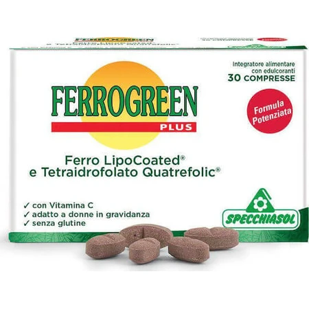 Specchiasol Ferrogreen Plus Hierro Lipozomal 30 Comprimidos