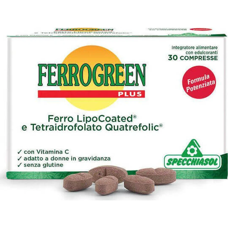 Specchiasol Ferrogreen Plus Hierro Lipozomal 30 Comprimidos