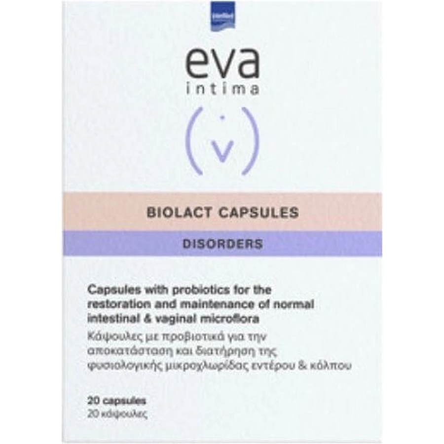 InterMed Eva Intima Biolact Intima Biolact Trastornos Complemento Alimenticio Especial 20 cáps.