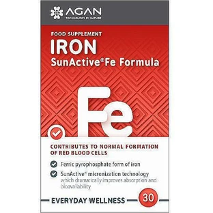 Agan Hierro Sunactive Fe 30 Cápsulas