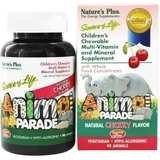 Nature's Plus Animal Parade-Cherry Multivitamin for Energy & Immune System Strengthening Cherry 90 chewable tablets