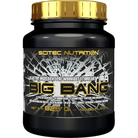 Scitec Nutrition Big Bang Suplemento Pre-Entrenamiento 825gr Mango