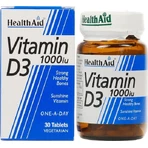 Health Aid Vitamina D3 Vitamina para reforzar el sistema inmunitario y la salud ovocitaria 1000iu 30 x 1 comprimidos