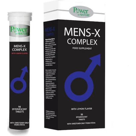 Power Health Mens-X Complex Testosteronverhogend Supplement 32 tabbladen eff Citroen