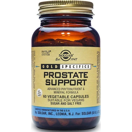 Solgar Prostaat Ondersteuning Speciaal Dieetsupplement 60 plantaardige capsules