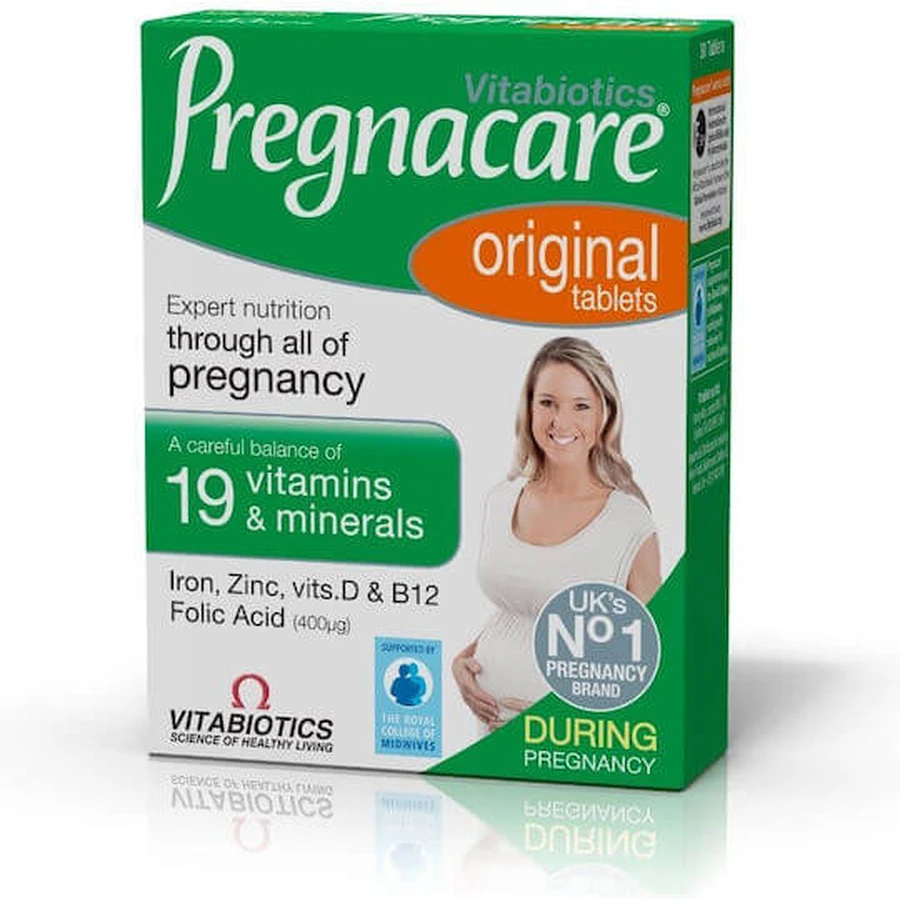 Vitabiotics Pregnacare Suplemento Original para el Embarazo 30 comp.
