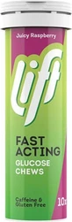 Lift GlucoTabs Supplément diététique spécial à action rapide 10 comprimés Framboise