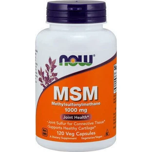 Now Foods Msm 1000mg Joint & Bone Health Supplement 120 veget capsules
