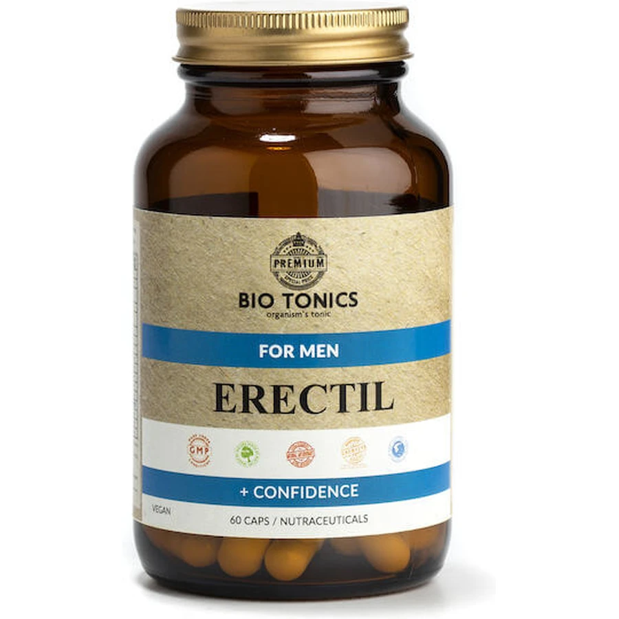 Bio Tonics Erectile Testosterone Boosting Supplement 60 caps