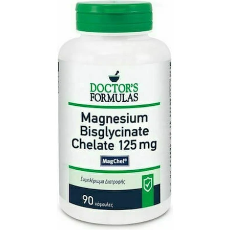 Doctor's Formulas Magnesium Bisglycinat Chelat 125mg 90 Kapseln