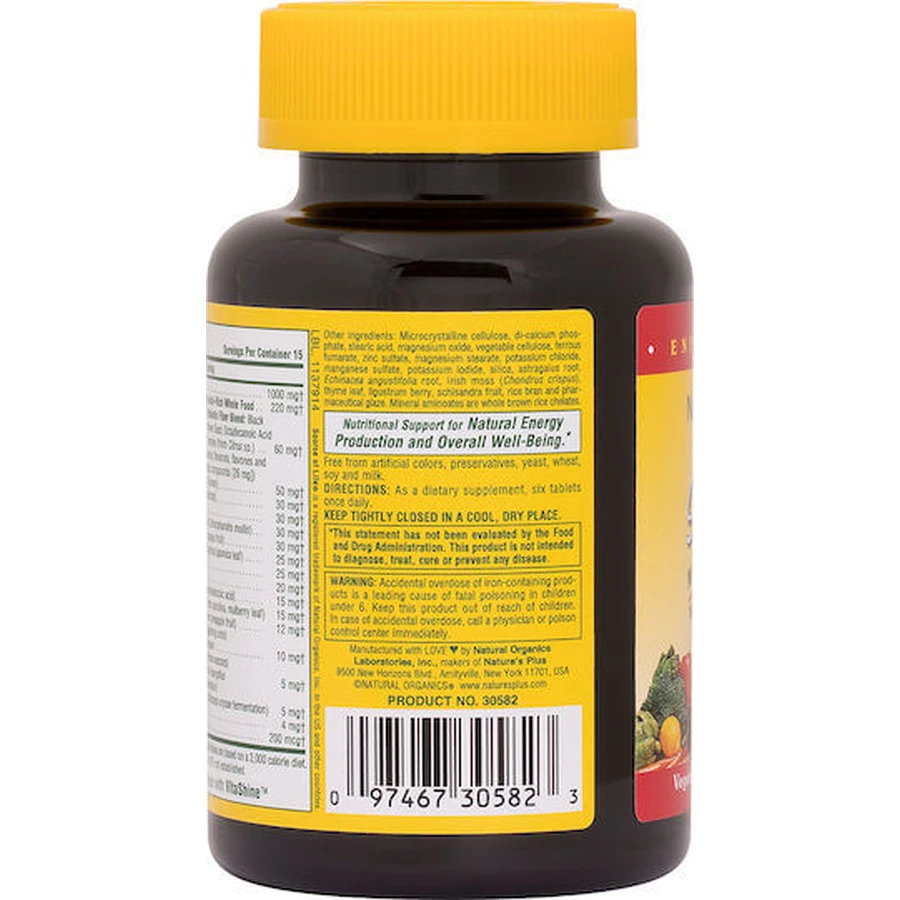 Nature's Plus Source Of Life Mini Energy Multivitamin 90 Comprimés