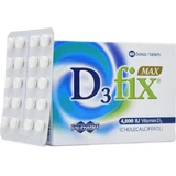 UNI-PHARMA D3 Fix Max Vitamin for Immune System Strengthening & Egg Health 4000iu 60 Tablets