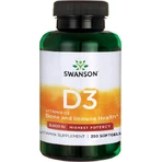 Swanson Vitamin D3 Vitamin für Immunsystem Unterstützung & Ei Gesundheit 5000iu 250 softgels
