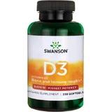 Swanson Vitamina D3 Vitamina para el apoyo inmunológico y la salud de los huevos 5000iu 250 softgels