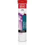 Lanes Iron and Vitamin C 20 effervescent tablets with cherry flavor