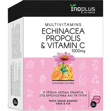 Ino Plus Echinacea Propolis & Vitamin C 20 Tabletten