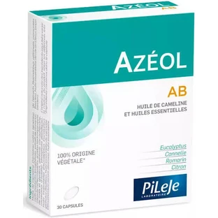 Pileje Azeol Ab Herbal Supplement Camelina Oil And 4 Essential Oils 30 Tablets
