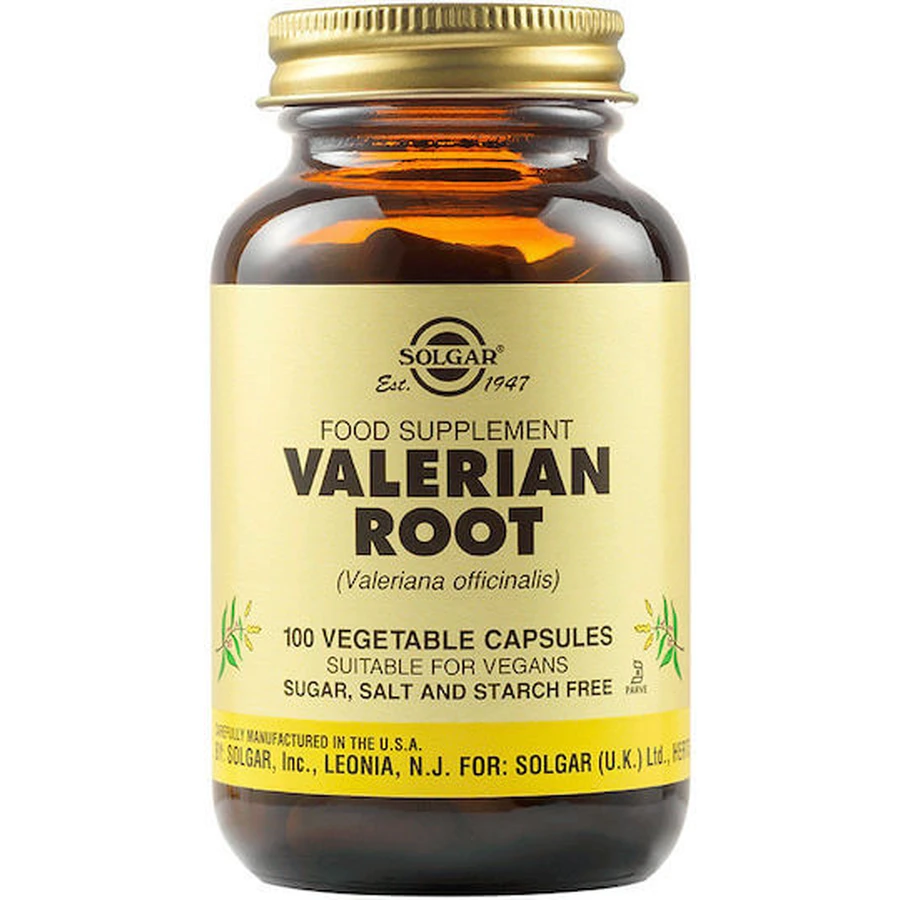 Solgar Valeriaanwortel 100 plantaardige capsules
