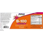 Now Foods B-100 Vitamin for Energy, Immune & Nervous System Strengthening 100 caps