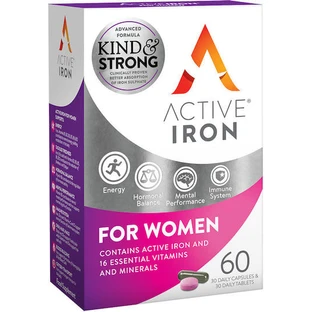 Bionat Active Iron For Women 30 Comprimés 30 Capsules