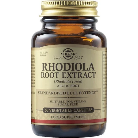 Solgar Rhodiola-Wurzel-Extrakt 60 pflanzliche Kapseln