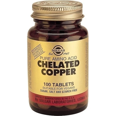 Solgar Kupfer Chelatiert 2,5mg 100 Tabletten