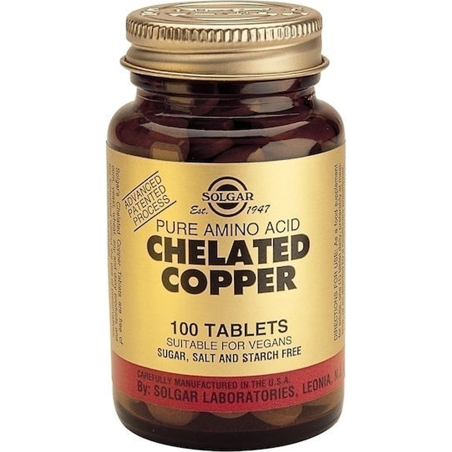Solgar Kupfer Chelatiert 2,5mg 100 Tabletten
