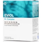 Eviol B-Complex Vitamin for Energy, Immune & Nervous System Support 60 softgels