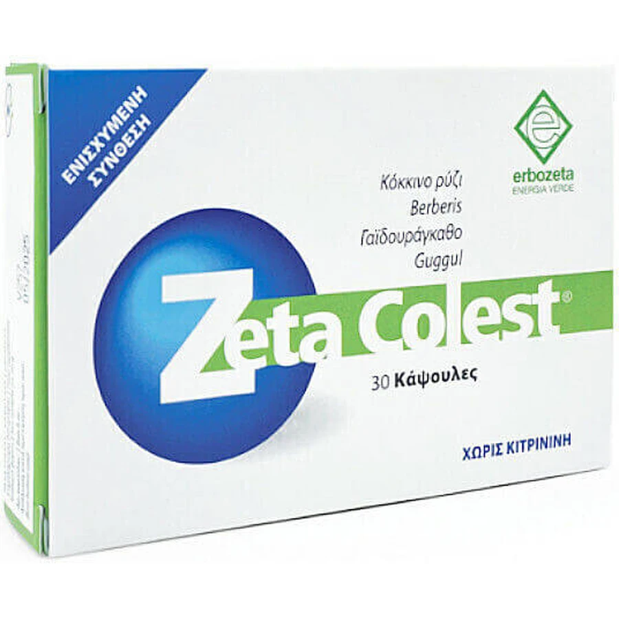 Erbozeta Zeta Colest Speciaal Voedingssupplement 30 caps