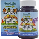 Nature's Plus Animal Parade Kids Immune Booster Multivitamin for Immune System Strengthening Tropical Fruit 90 chewable tablets