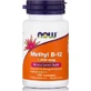 Now Foods Metil B-12 Vitamina para la salud del sistema nervioso 1000mcg 100 comprimidos sublinguales